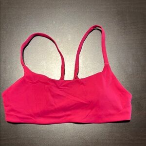 NWOT Lululemon Ruby Red Wunder Train Strappy Racer Bra *Light Support, A/B Cup